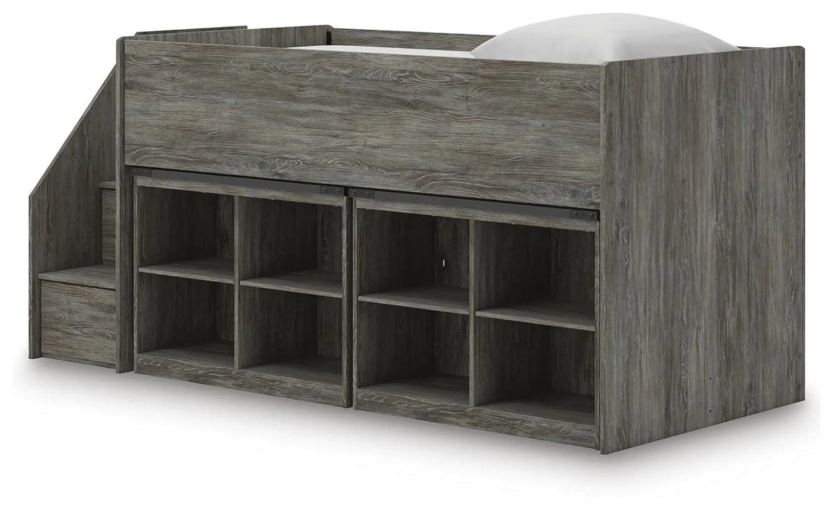 Frandern Loft Bed | 6 Pieces | Metal | Bedroom