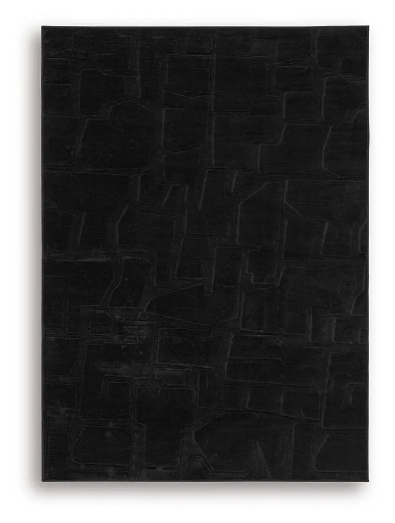 Gibbswell Washable Rug | Faux Fur | Abstract Design | 96 x 119.75 Inch