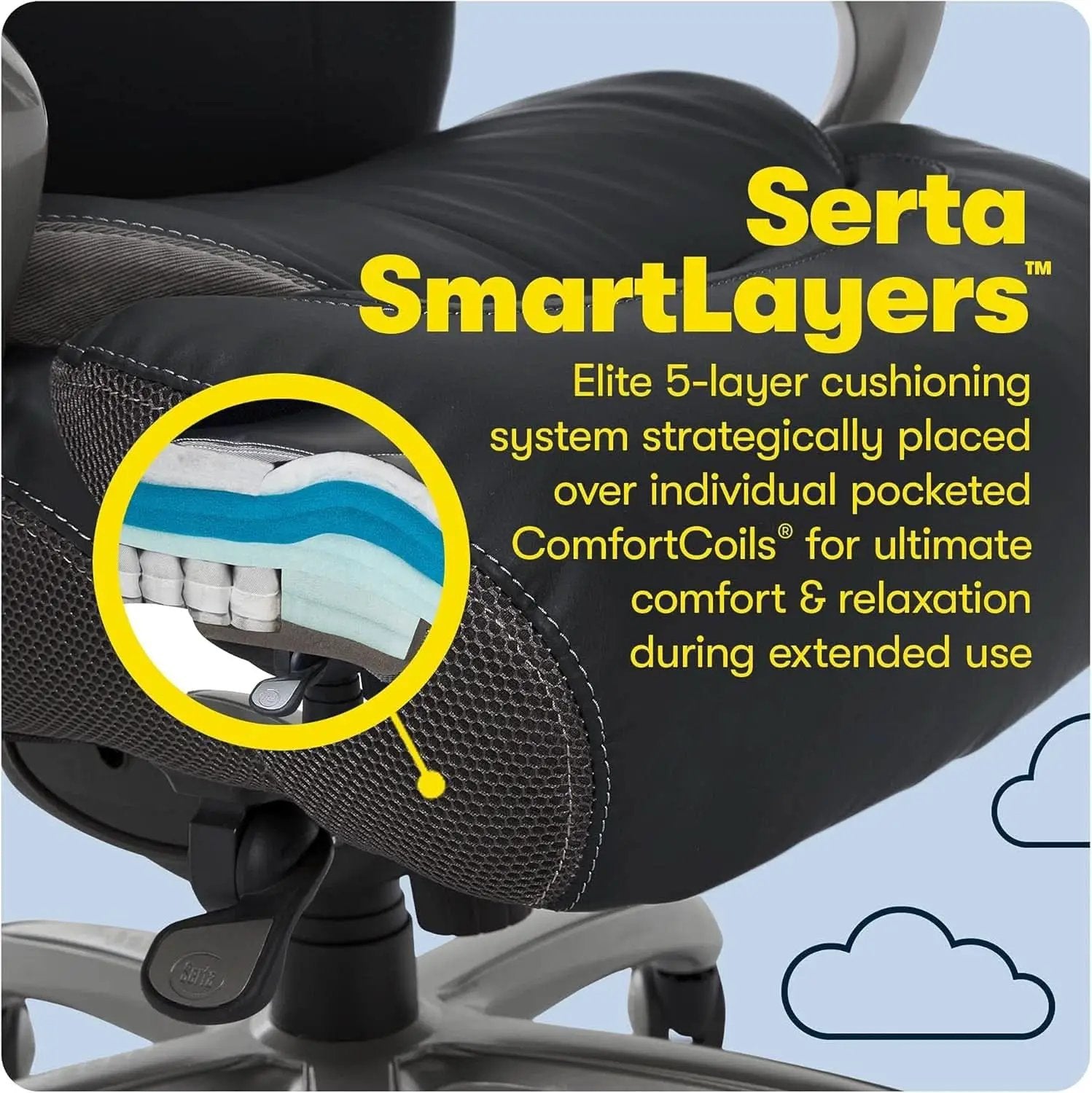 Executive Office Chair Big And Tall Air Technology from PriceLows™