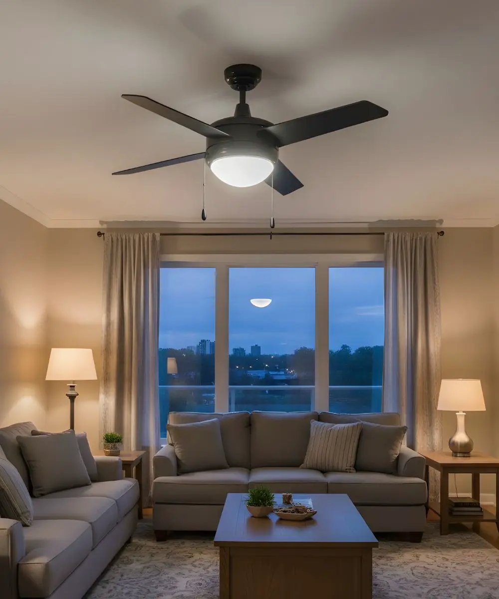 Ceiling Fan | 52 In | 4 Blade | Integrated Led Light