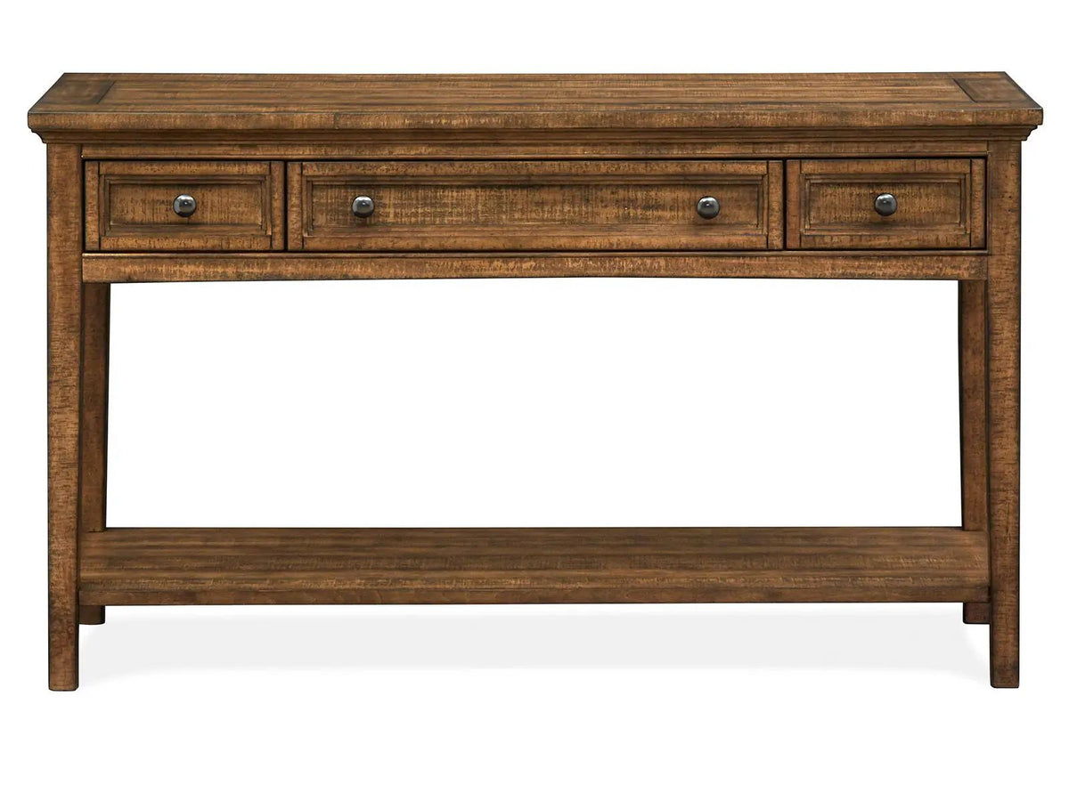 Bay Creek Rectangular End Table | Classic Styling | 26 Inch Width | Stunning Hardware