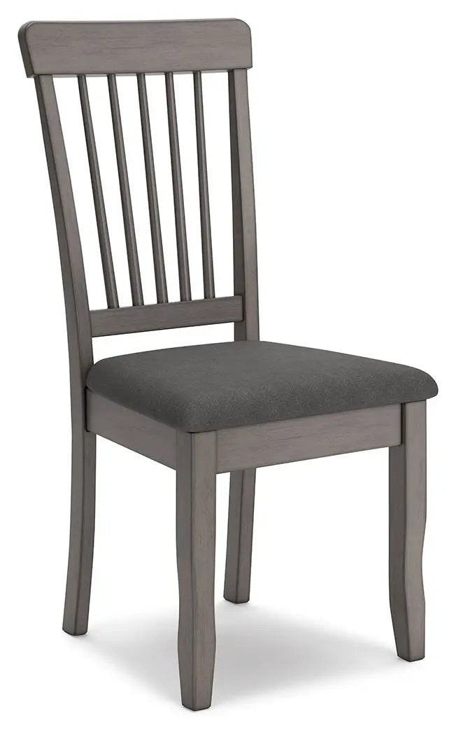Shullden Dining Room Side Chairs | Set Of 2 | Gray | 18.38 Inch Seat Height