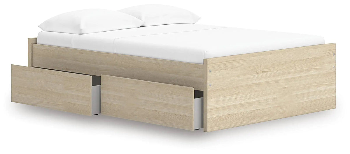 Platform Bed | Four Storage Drawers | Clean Minimal Design