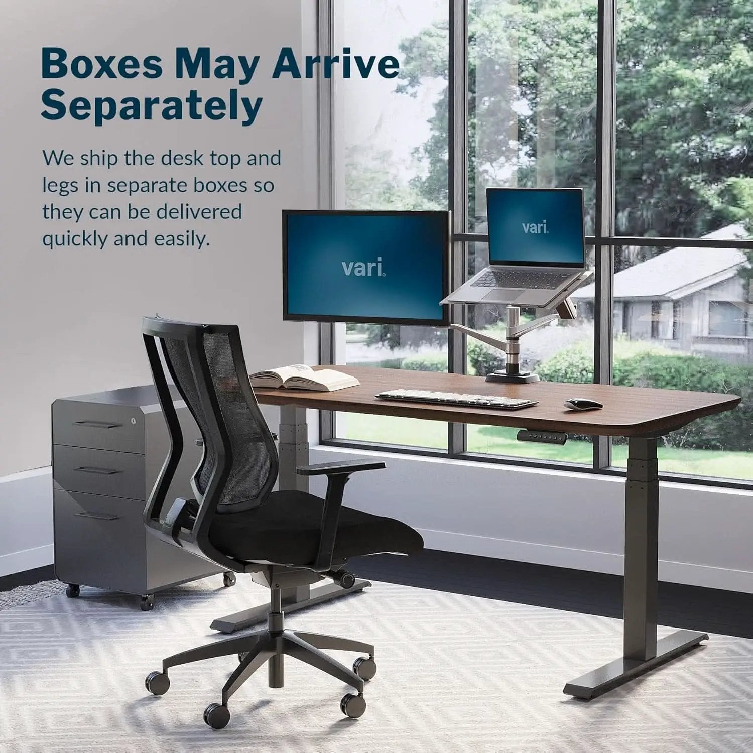 Electric Standing Desk 60x30 Memory Presets Studio from PriceLows™
