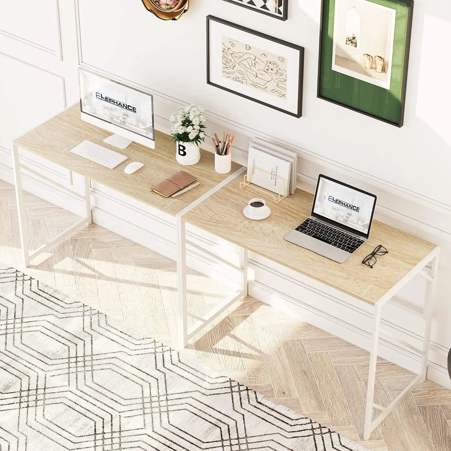 Foldable Desk For Home Office No Assembly 40.6 Inch Long from PriceLows™