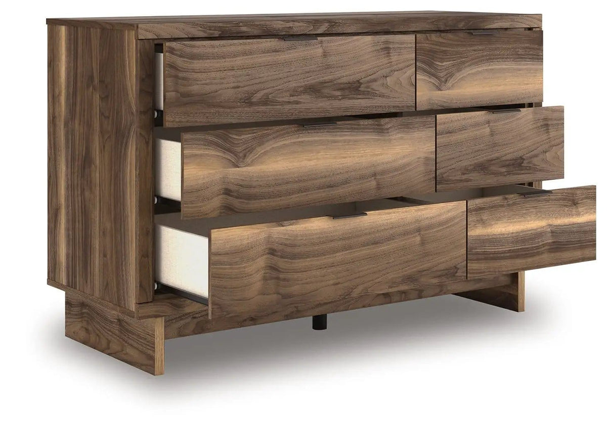 Chirason Six Drawers Dresser | 2 Pieces | Bedroom Furniture | Bedroom