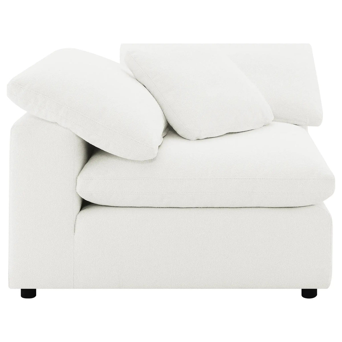 Raleigh 5-piece Boucle Upholstered Modular Sectional | 5-Piece Set | Boucle & Fabric | Ivory