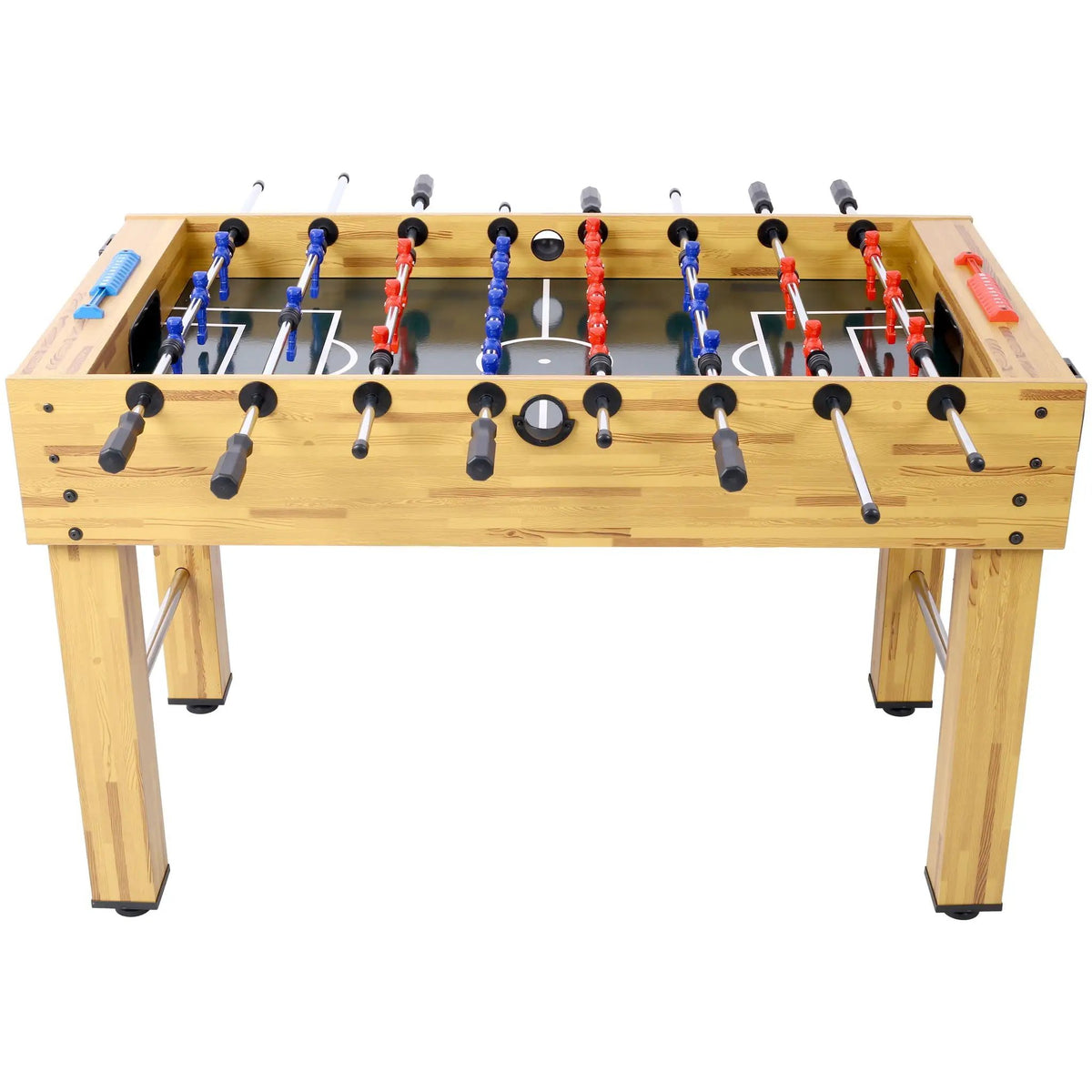 Hurricane Foosball Table | Engineered Wood | Steel Rods | Indoor Gaming