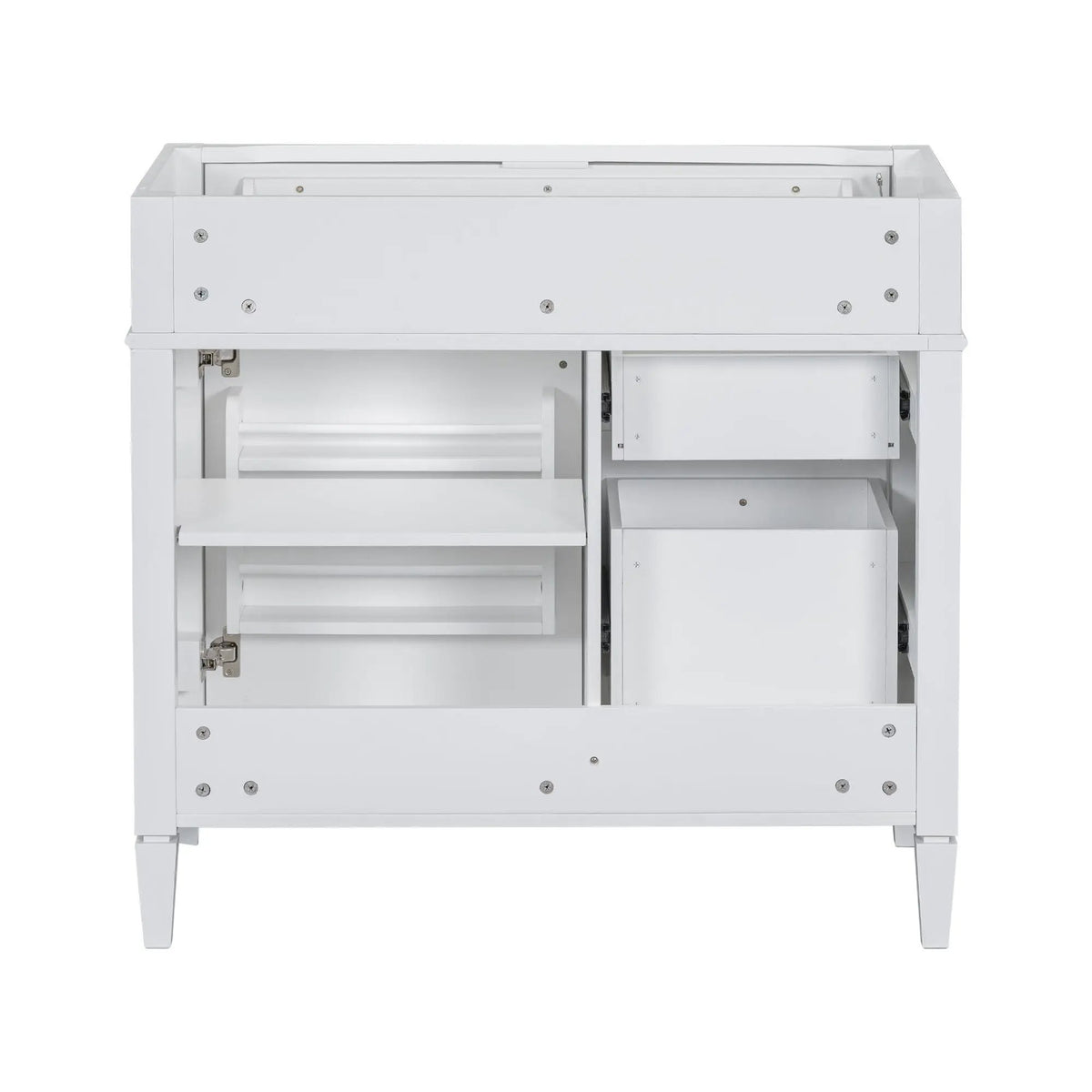 Bathroom Vanity | 3 Drawers | Blue Finish | Tip Out
