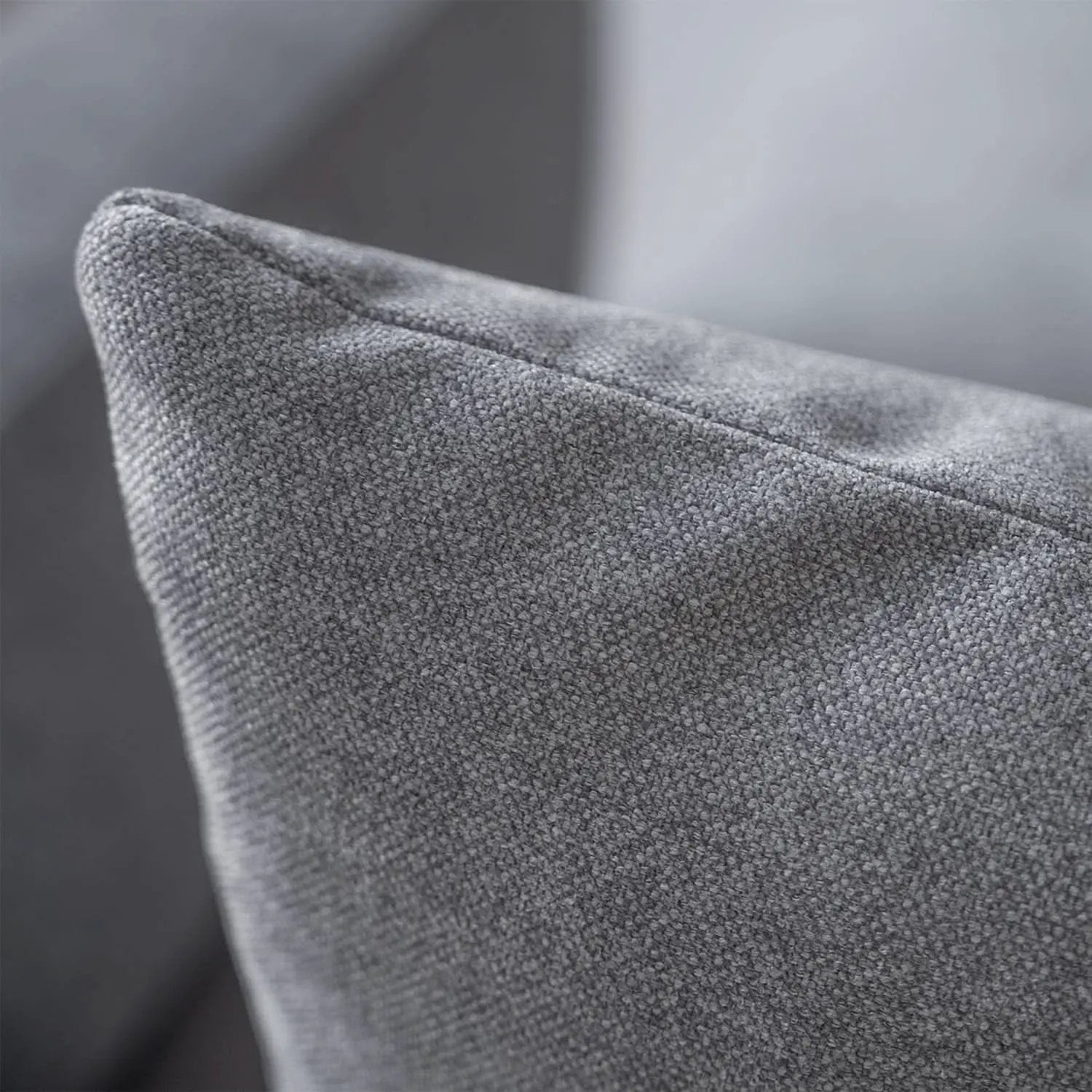 L Shaped Sectional Sofa Convertible In Linen Grey Modern from PriceLows™