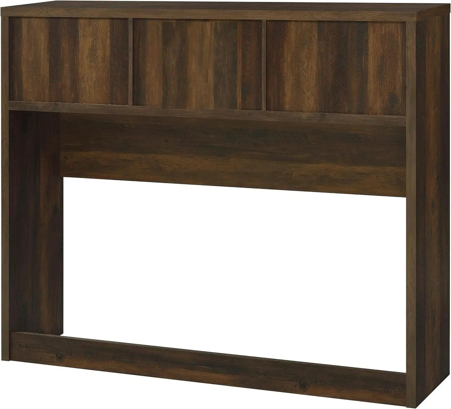 Queen Bookcase Headboard with Dark Pine Finish from PriceLows™