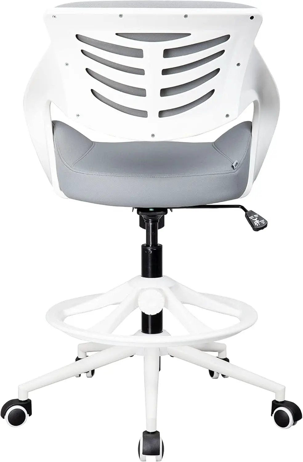 Ergonomic Drafting Chair With Lumbar Support Grey Office from PriceLows™
