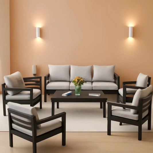 Aluminum Patio Set 10 Piece Waterproof Covers Gray from PriceLows™