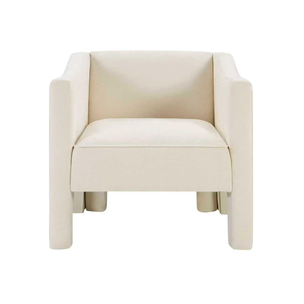 Barrel Accent Chair | Enclosed Wraparound Arms | Pill-Resistant Fabric | Ergonomic Support