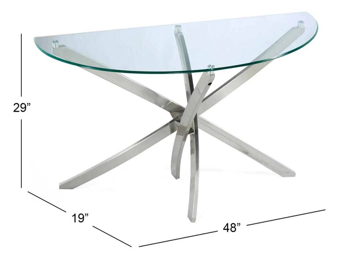 Zila Starburst End Table | 24 Inch Round | Mid-Century Sparkle | Contemporary Design