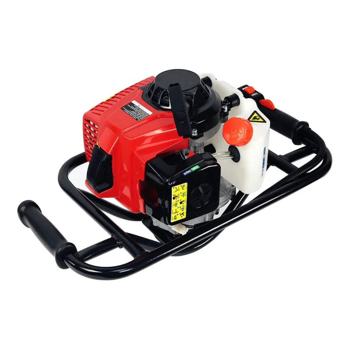 12-Inch 63CC Gasoline Powered Post Hole Digger Earth Auger Machine | 12 Inch | Home Use | Home