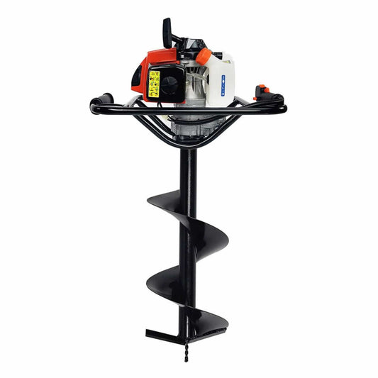 12-Inch 63CC Gasoline Powered Post Hole Digger Earth Auger Machine | 12 Inch | Home Use | Home