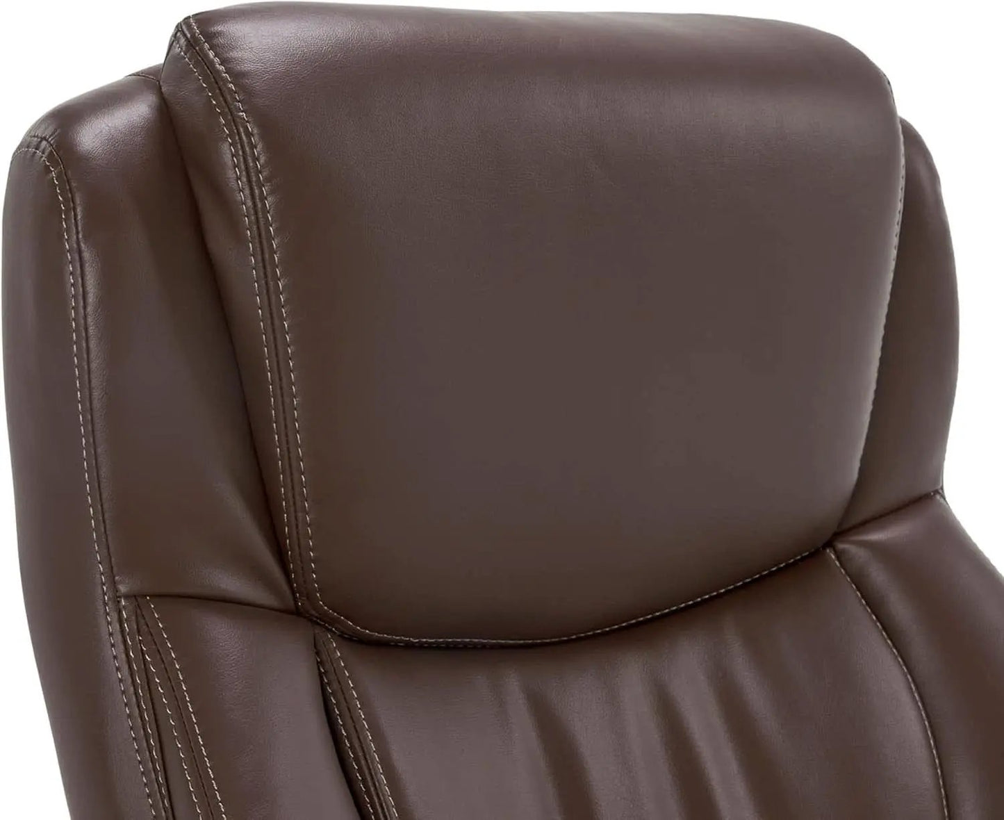 Delano Big Tall Executive Office Chair Brown Bonded Leather from PriceLows™