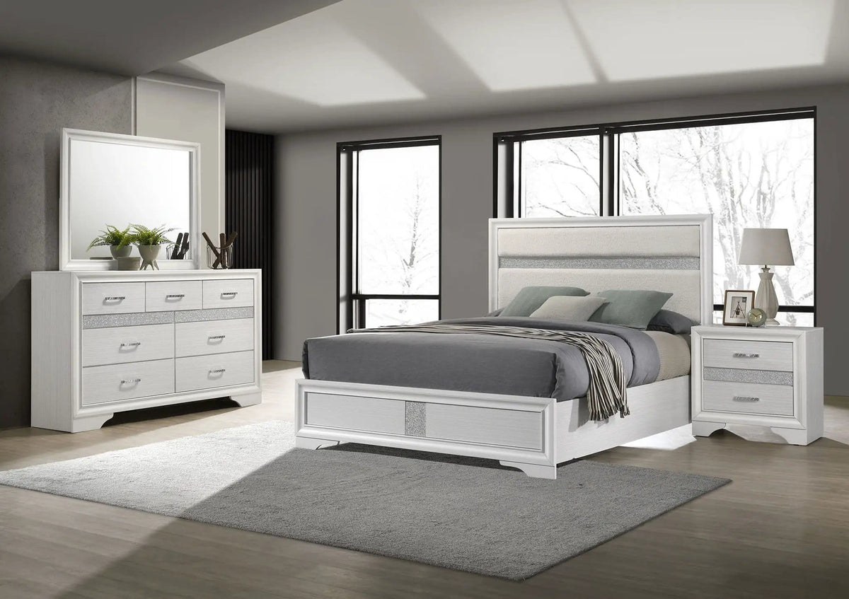 Miranda 4-piece Full Bedroom Set (Style 2) | 4-Piece Set | Bedroom Furniture | White
