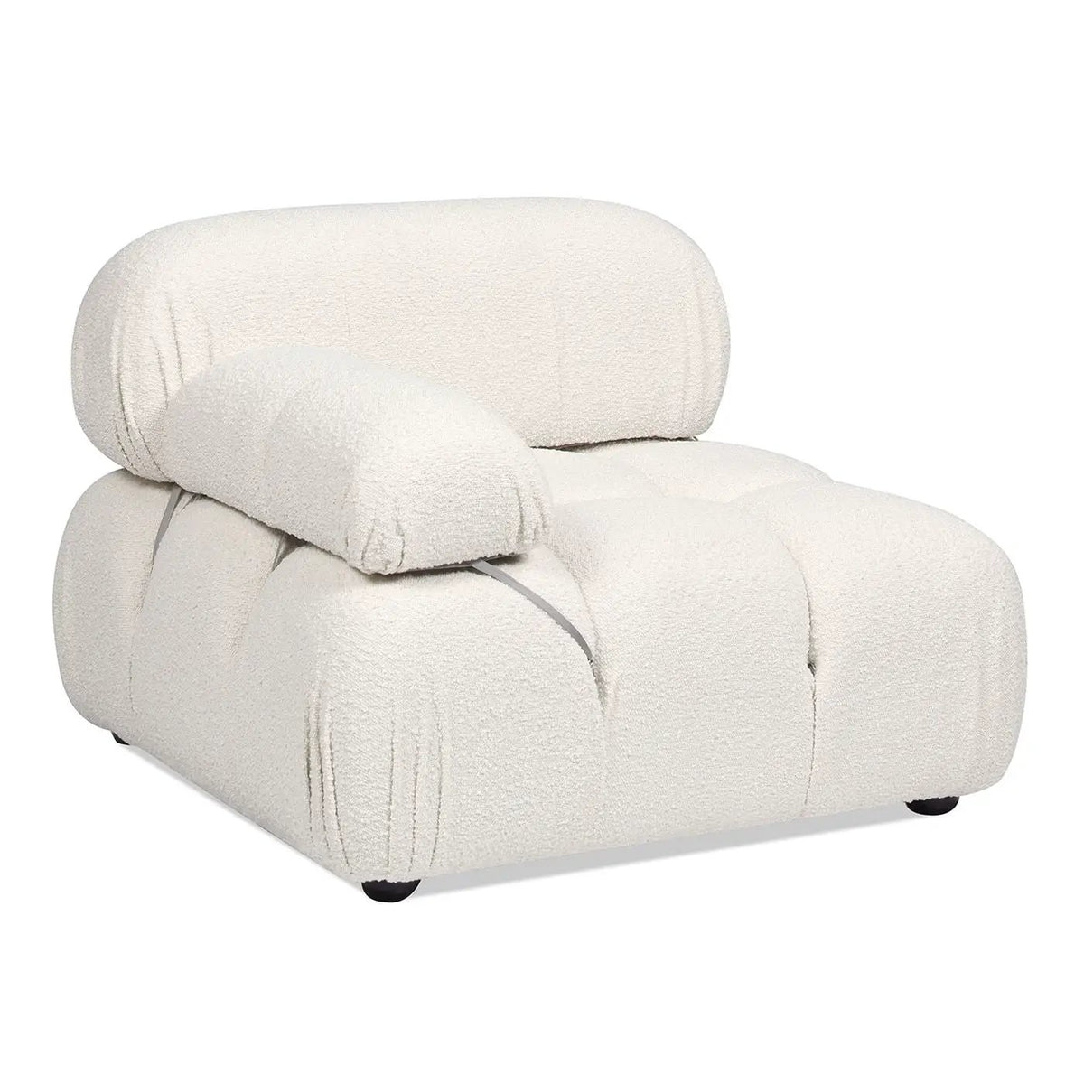 Marcel Bubble Modular Lounge Arm Chair | 15 Inch Low Seat | High-Density Foam | Modern Design