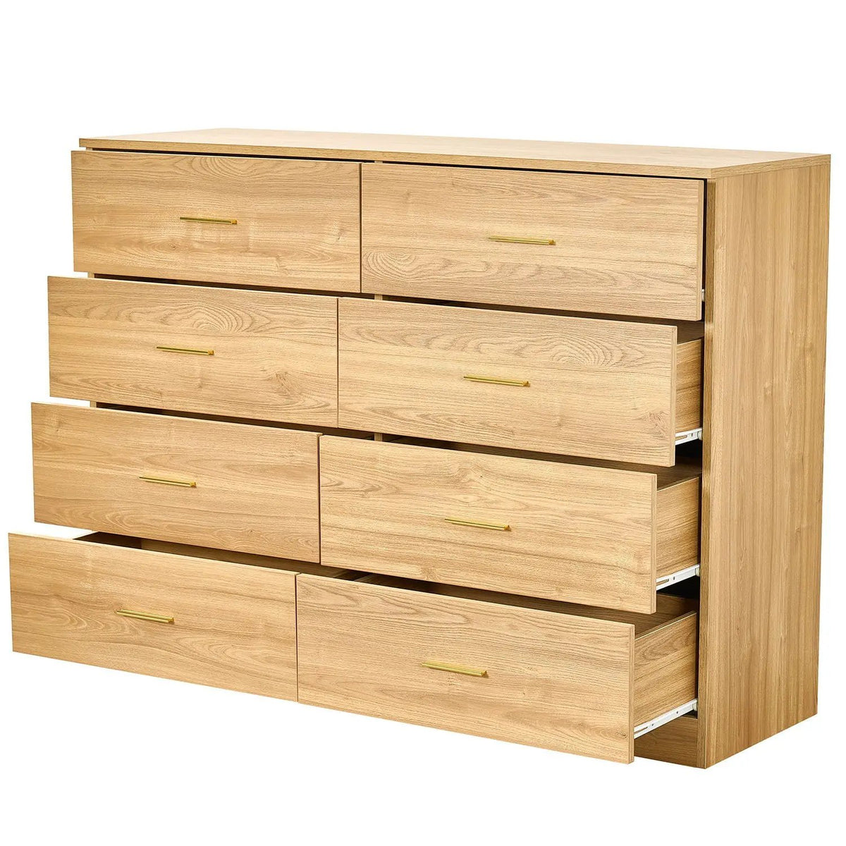 Modern Bedroom Dresser | Engineered Wood | Spacious Drawers