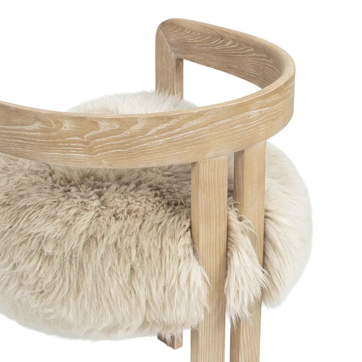 Millwick Low Back Dining Chair | Natural Blonde | Solid Ash Wood Frame | Low Back And Arms