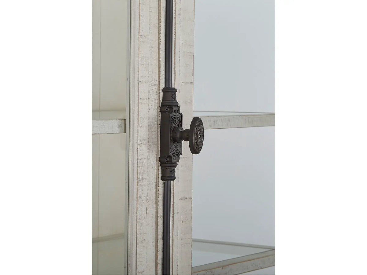 Bronwyn China Cabinet | China Cabinet | Tempered Glass & Mdf | Alabaster