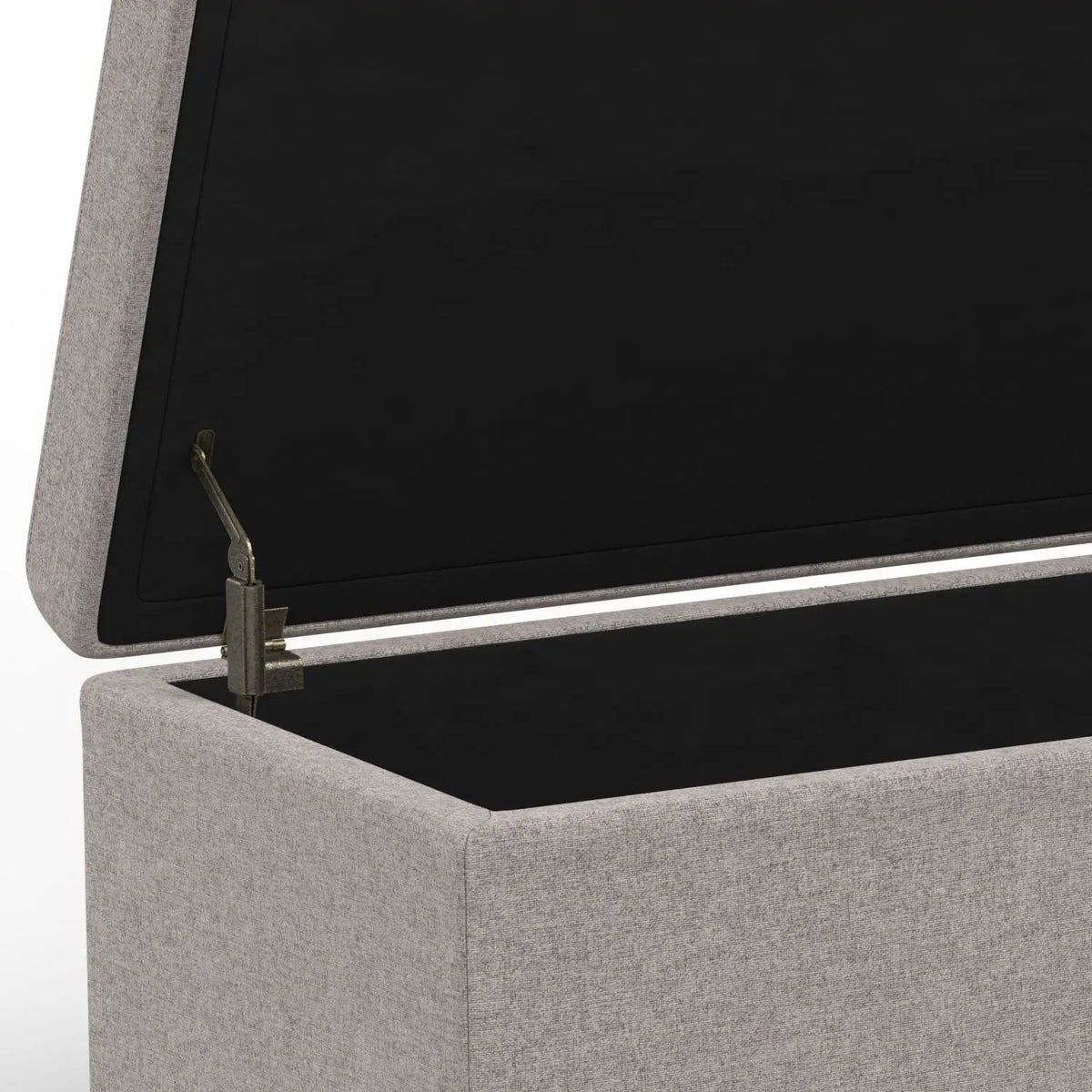Storage Ottoman Bench | Solid Wood Frame | High Density Foam