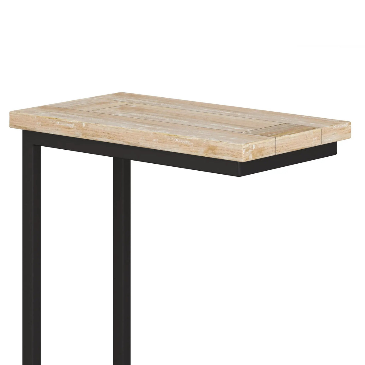 Skyler C Side Table | Handcrafted Solid Wood | Slide Under Couch Design | 24 Inch Height