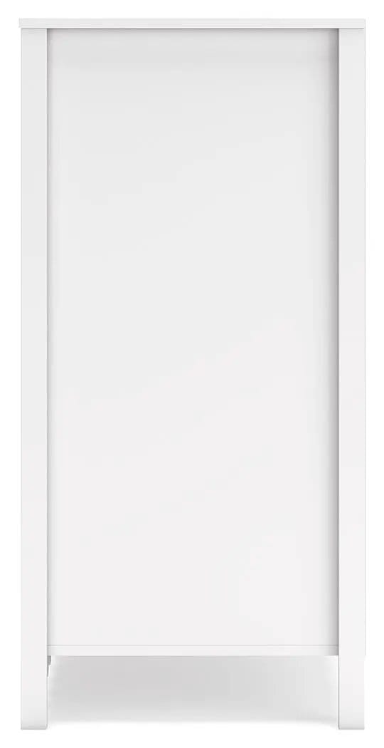 Hallityn Bookcase | 31.61 x 19.84 x 41.14 in | Engineered Wood & Mdf | White