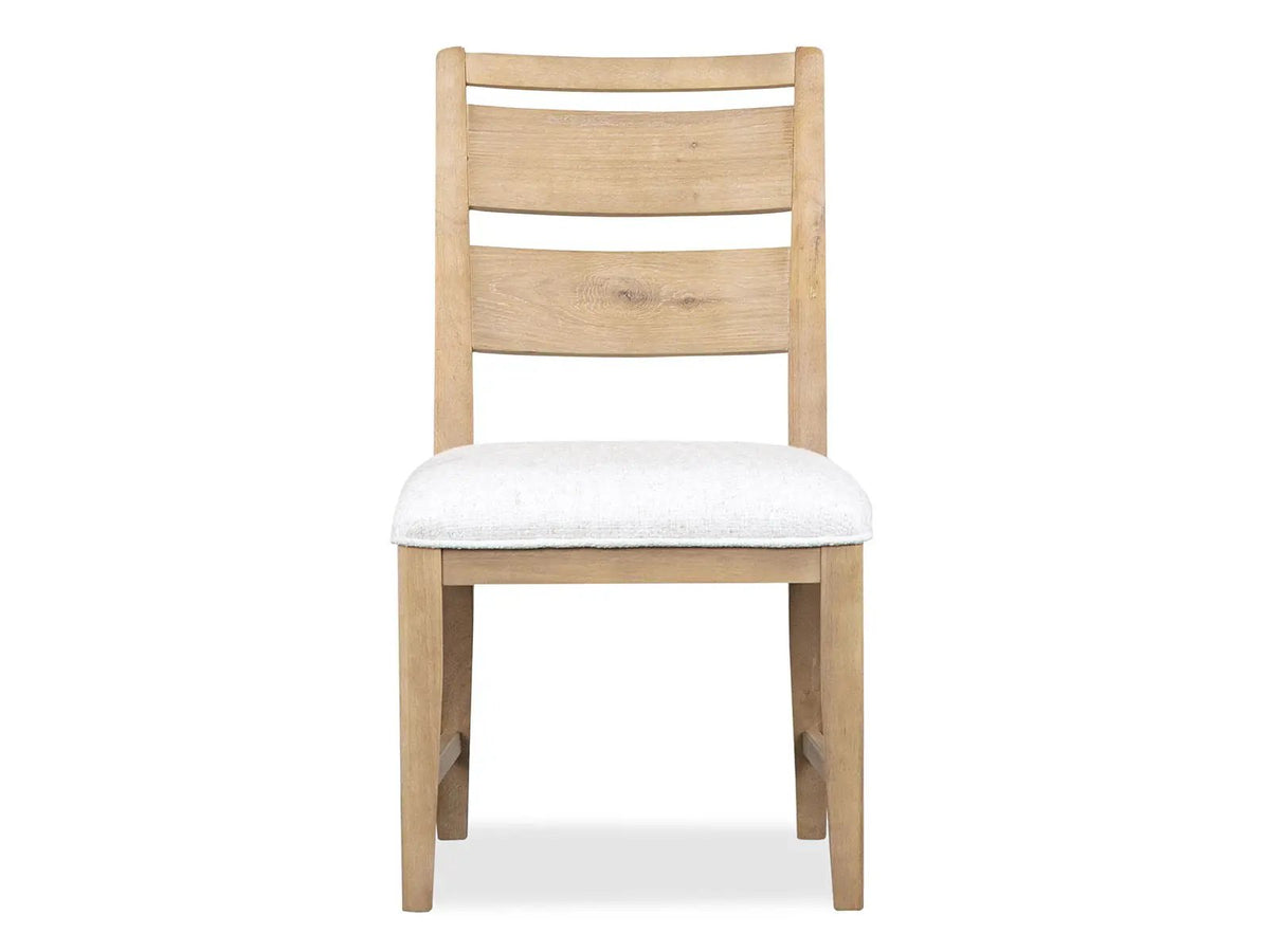 Somerset Dining Side Chairs | Set Of 2 | Butternut And Omari Natural | Upholstered Seat