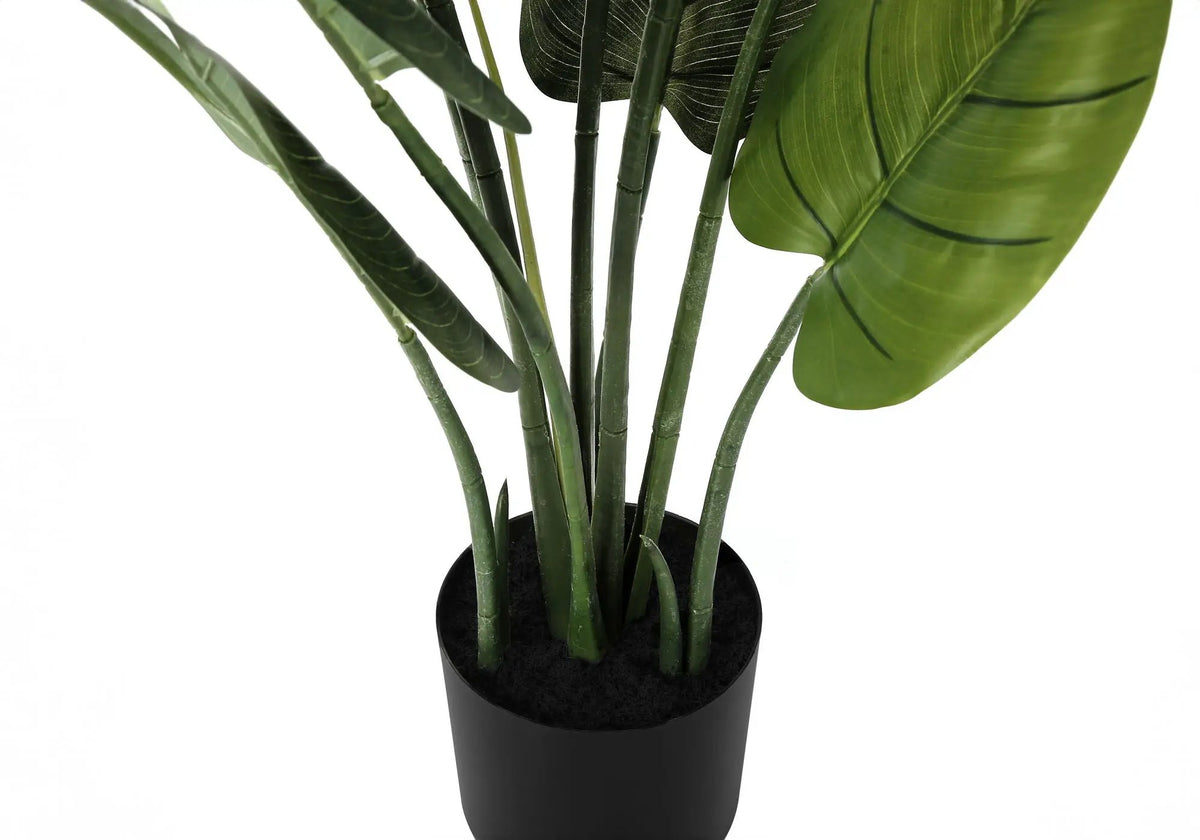 37 Inch Artificial Aureum Tree | 9 Real Touch Leaves | Indoor Faux Floor Plant | Potted
