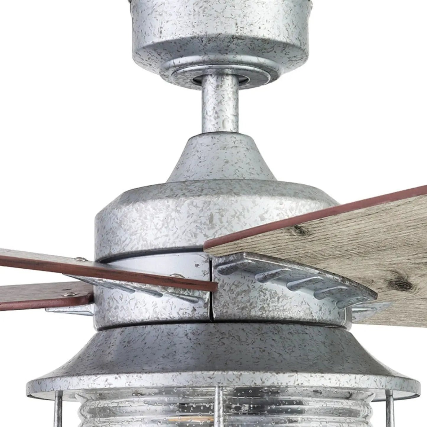 52 Inch Indoor Outdoor Ceiling Fan LED Light Dual Mount from PriceLows™