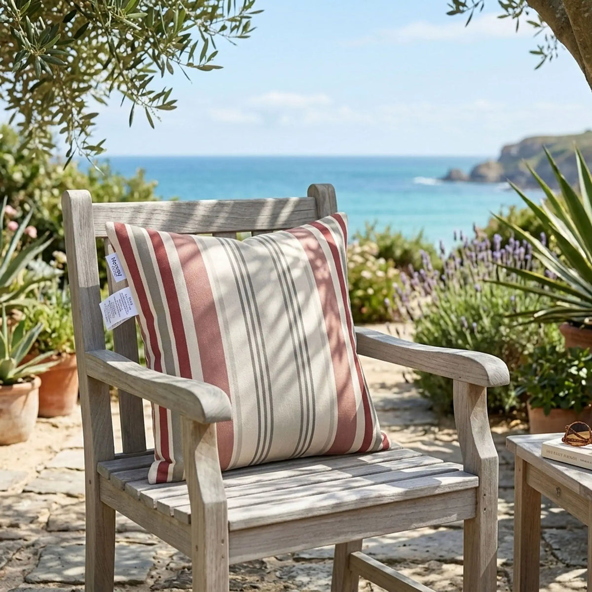 Outdoor Pillows | Set Of 2 | 18 Inch Square | Weather-Resistant Polyester