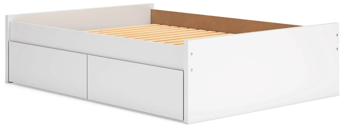 Platform Bed | Four Storage Drawers | Clean Minimal Design