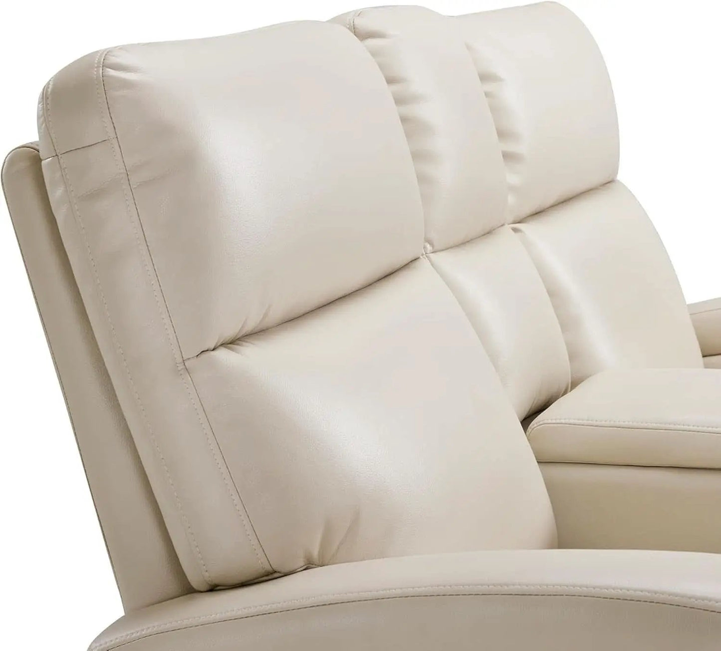 65.7 Inch Wall Hugger Recliner Loveseat Beige USB C from PriceLows™