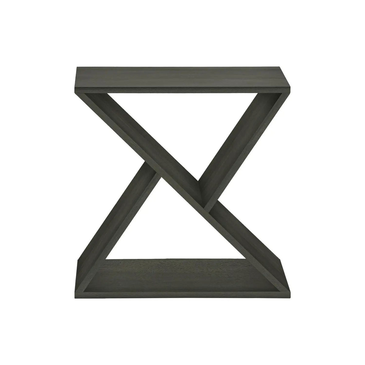 Accent Side Table | 24 Inch High | Veneer Finish | Modern Nightstand