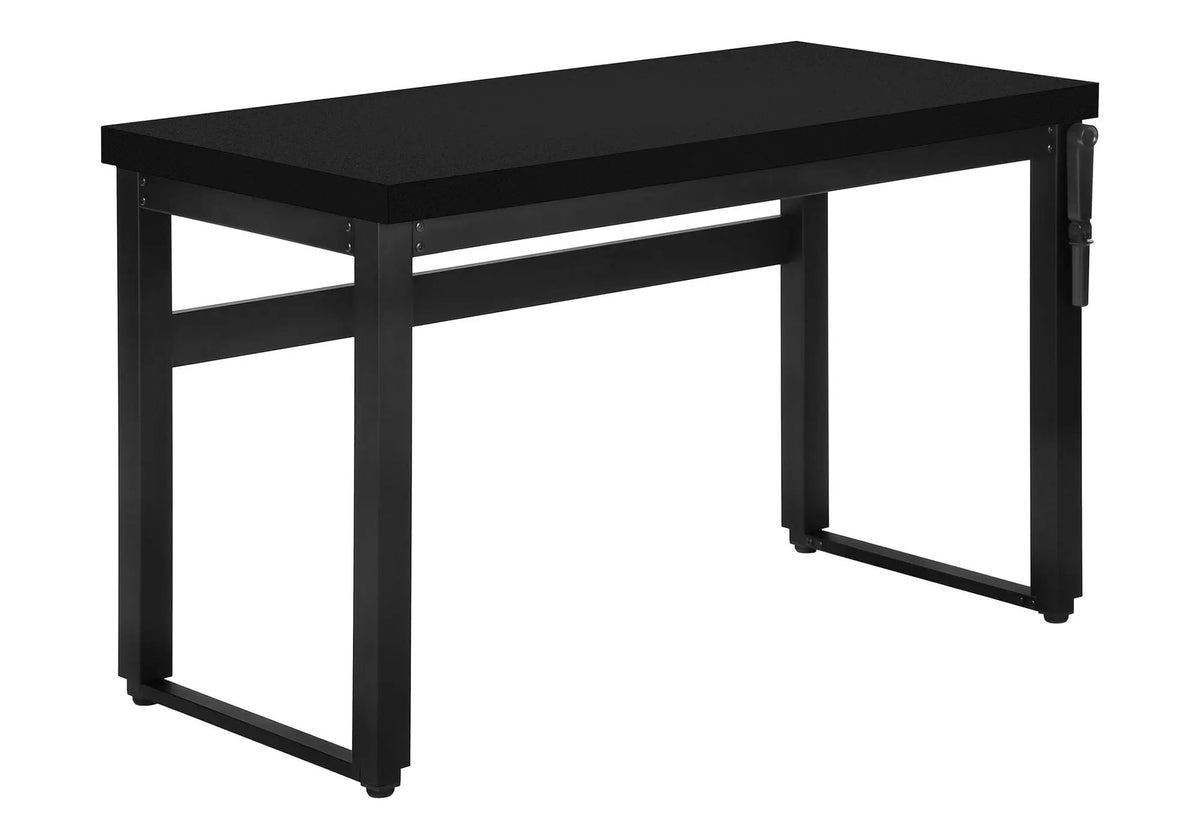 Adjustable Standing Computer Desk | 47.25 Inch Width | Thick Panel Tabletop | Contemporary Design