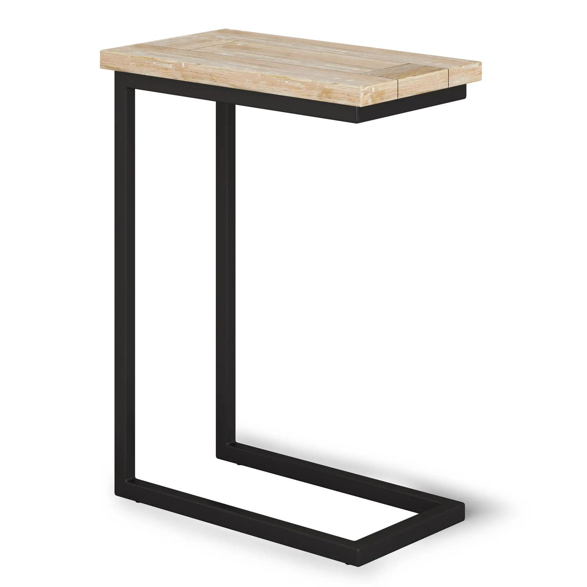 Skyler C Side Table | Handcrafted Solid Wood | Slide Under Couch Design | 24 Inch Height