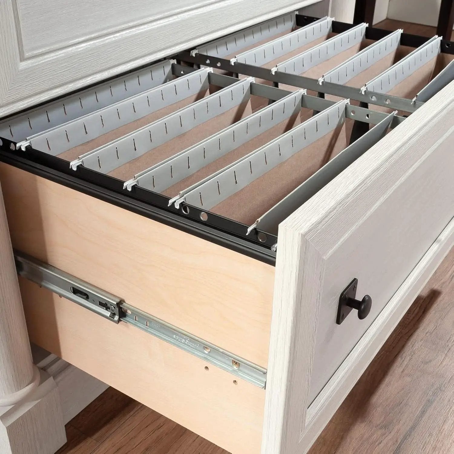 Two Drawer File Cabinet In Glacier Oak With Interlocking Drawers from PriceLows™