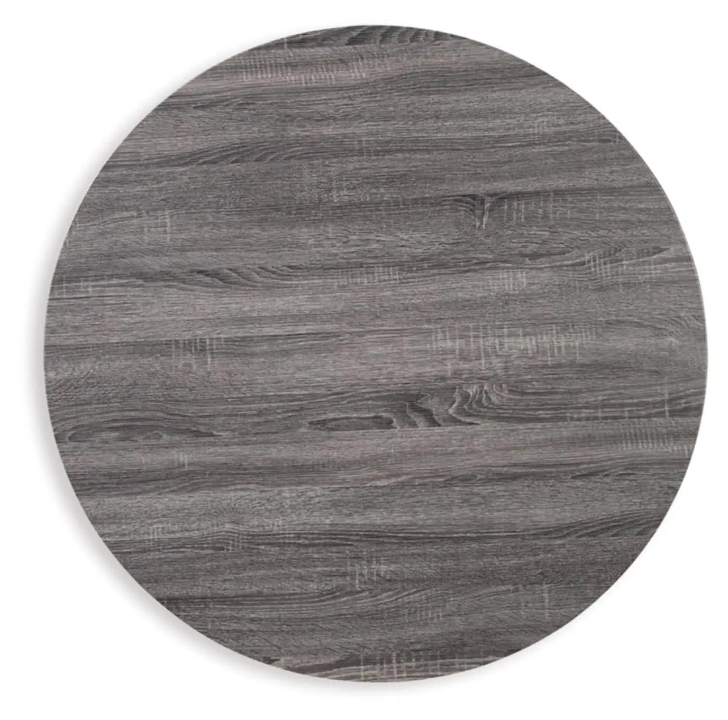 Centiar Mid Century Round Dining Table Gray Metal Legs from PriceLows™