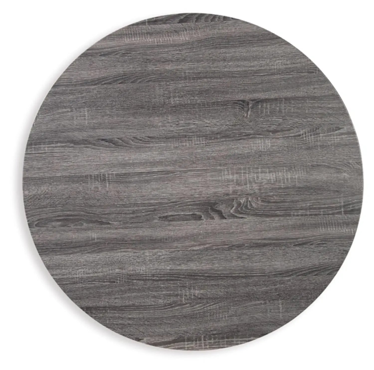 Centiar Mid Century Round Dining Table Gray Metal Legs from PriceLows™