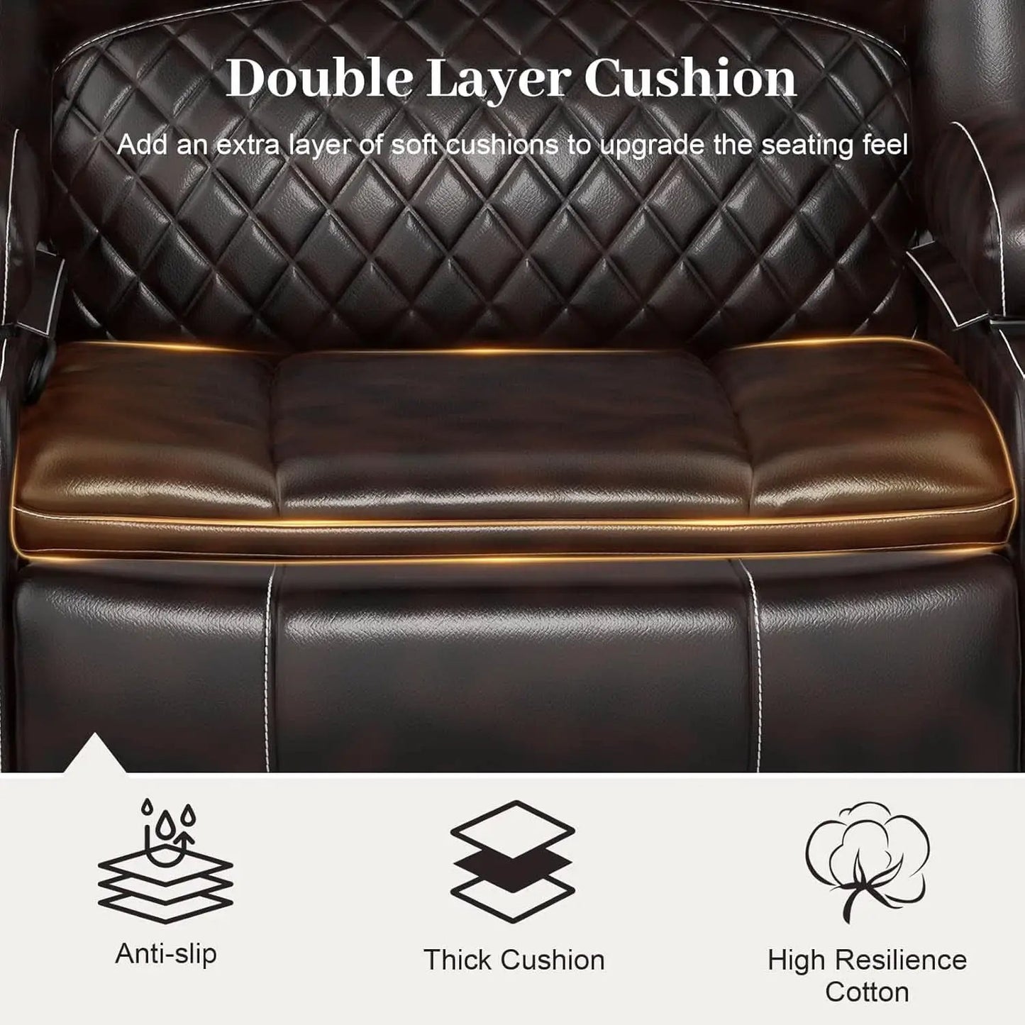 Grey Leather Reclining Loveseat Set With Console And Chairs from PriceLows™