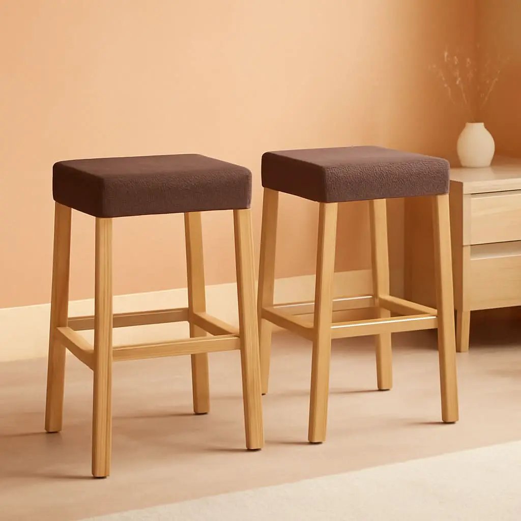 Rectangular Waterproof Stretch Bar Stool Covers 2 Pack from PriceLows™