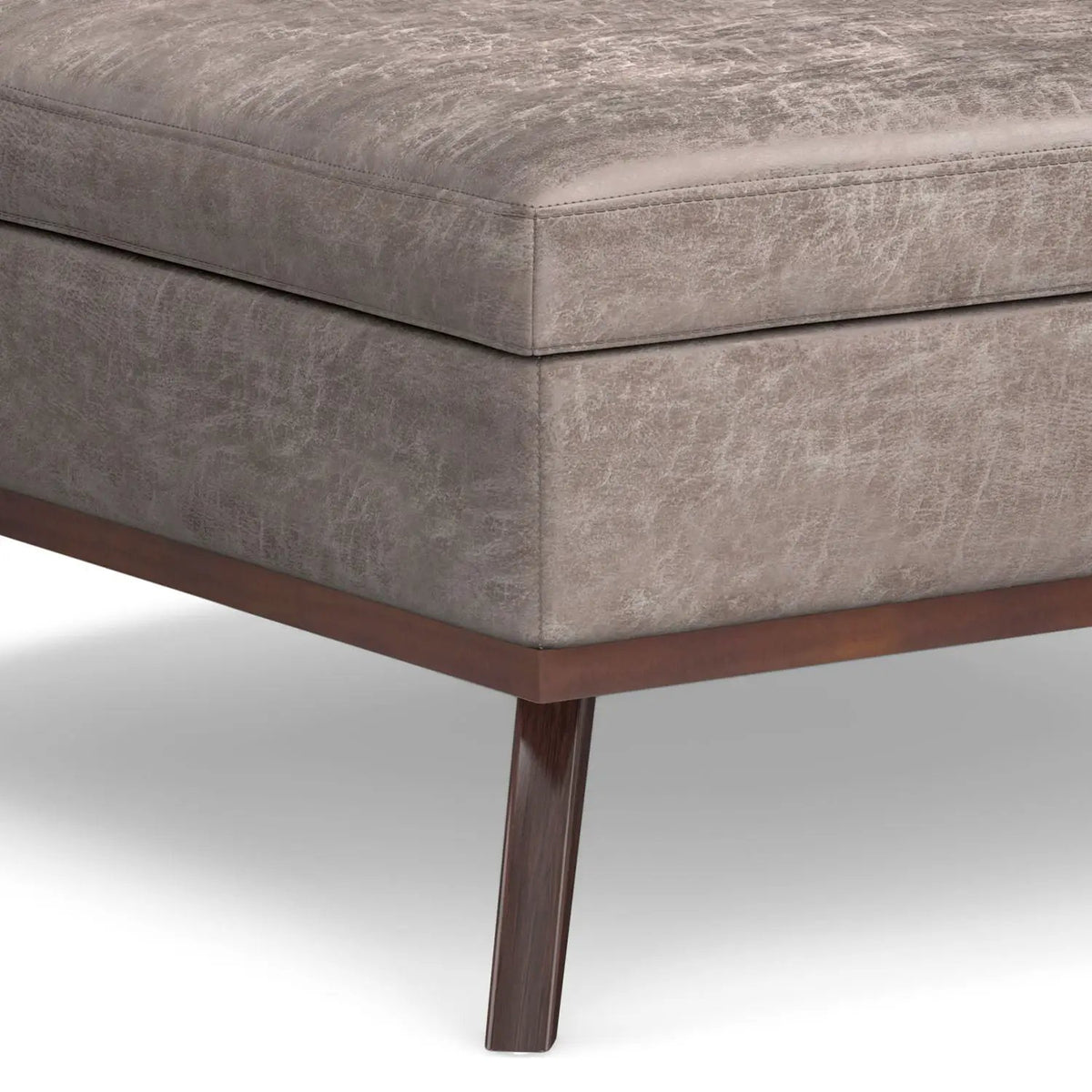 Owen Square Coffee Table Storage Ottoman | Hydraulic Lift-Up Lid | Multifunctional | 35.8 Inch Width