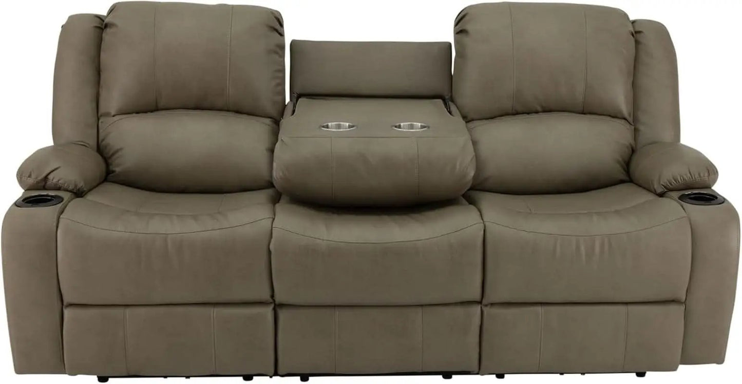 80 Inch Powered Triple Wall Hugger RV Recliner Sofa from PriceLows™