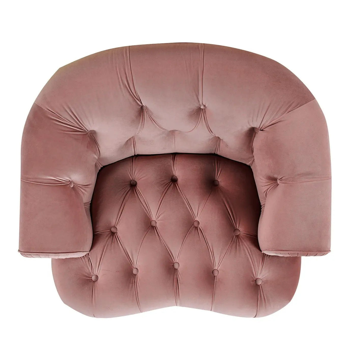 La Rosa Accent Chair | Victorian Tufted Style | Woven Fabric Upholstery | Durable Construction