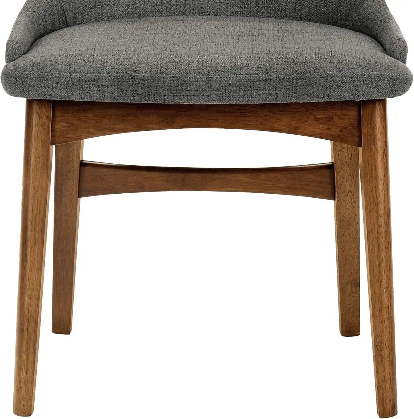 Azalea Charcoal Fabric Wood Dining Side Chairs 19 Inch Seat Height from PriceLows™