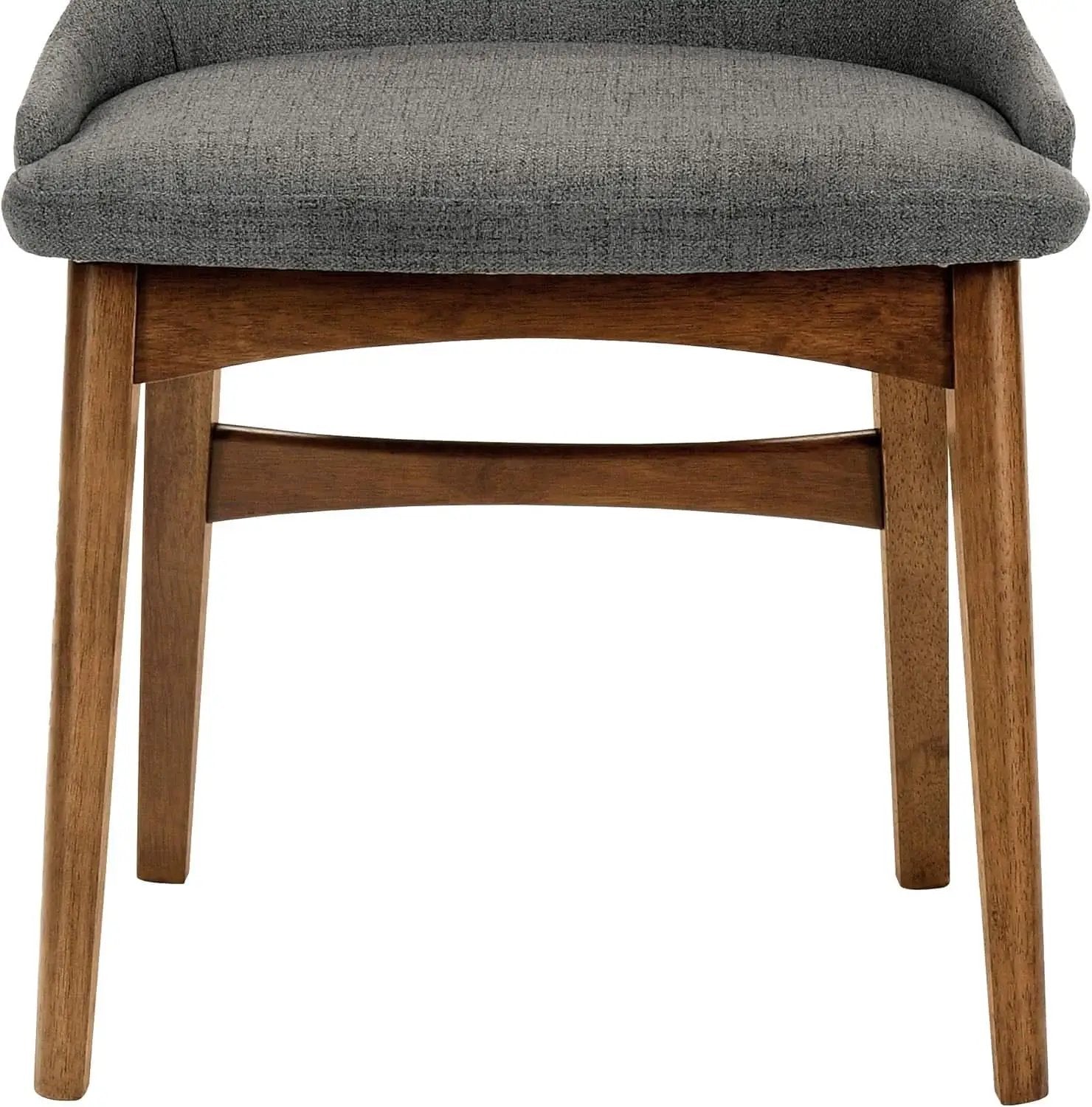Azalea Charcoal Fabric Wood Dining Side Chairs 19 Inch Seat Height from PriceLows™