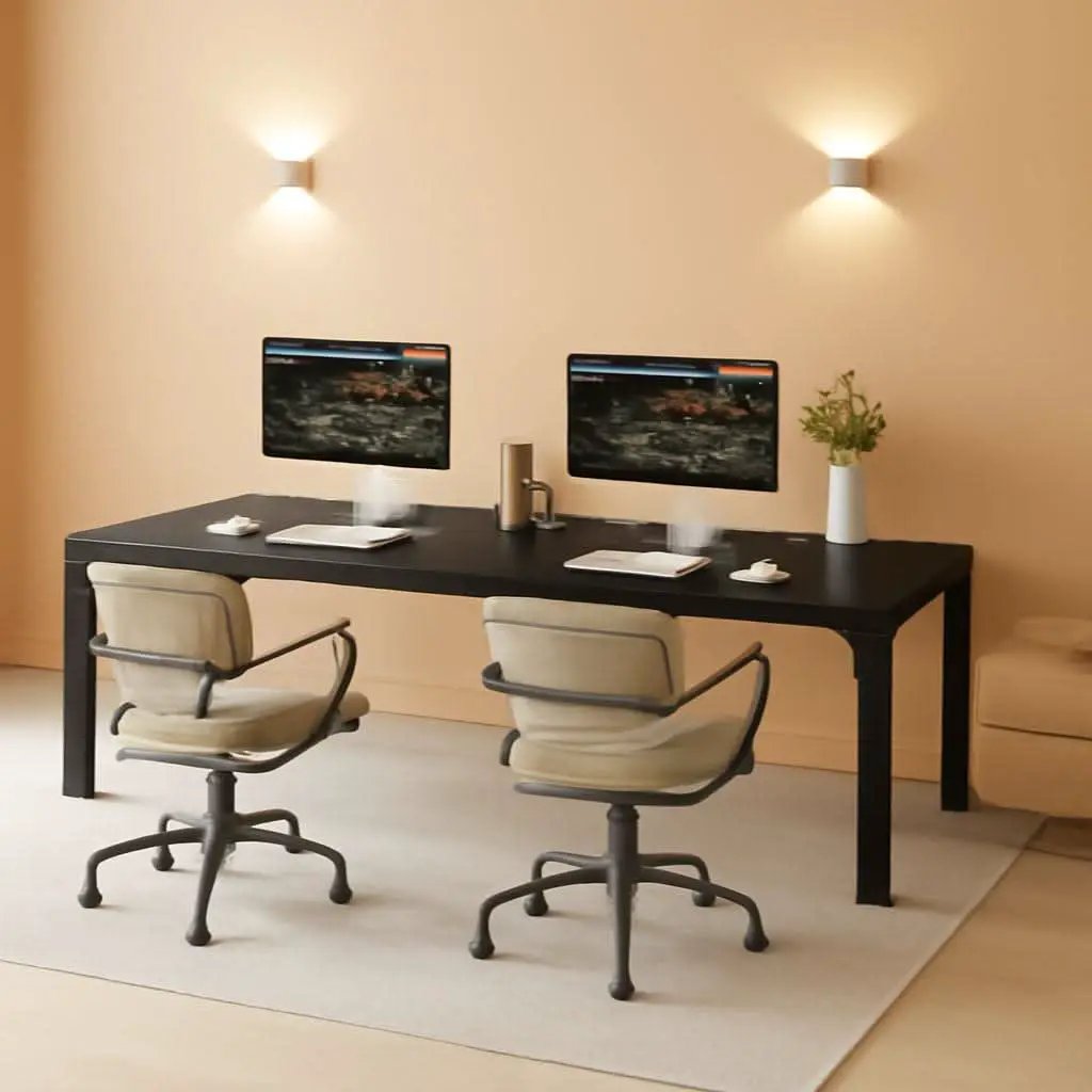 78.7 Inch Ultra Long Industrial Grade Two Person Desk from PriceLows™